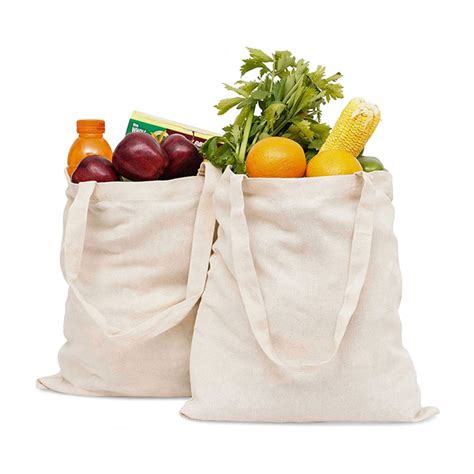 12 oz Cotton Canvas Reusable Tote Bags - Promo Items, giveaways with iPromotionPro