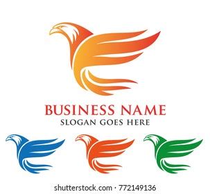 Flaming Eagle Vector Logo Design Stock Vector (Royalty Free) 772149136 ...