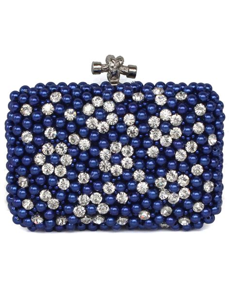 Pearl Beaded Evening Bag - Milanoo.com