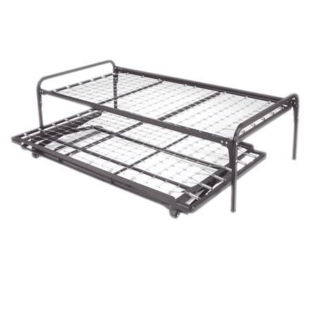 Heavy Duty Adult Pop Up Trundle Bed Set With Premium Mattress(Weight ...