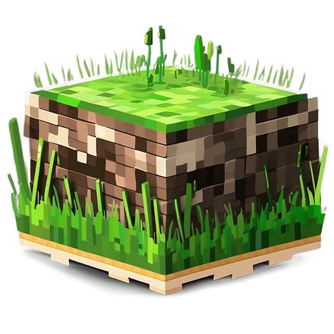 Minecraft Grass Block Png Images 100