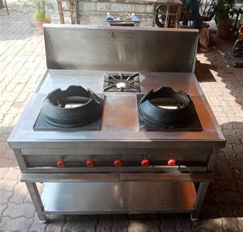 Stainless Steel Chinese Gas Burner Range At Rs In Pune Id