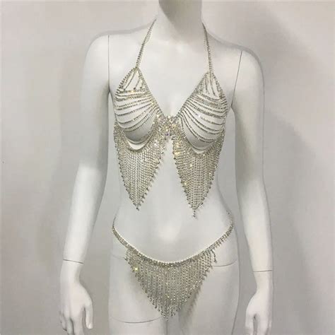 High Quality Sequined Fashion Sexy Club Beaded Nightclub Hot Style Super Shining Diamond Body