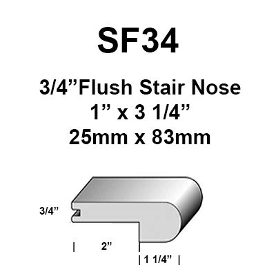 34 Flush Stairnose Sierra Flooring Custom Wood Staining