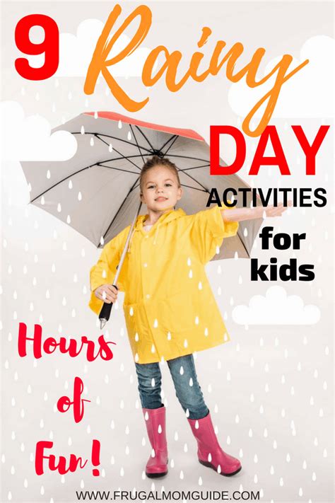 9 Fun Rainy Day Activities for Kids - The Frugal Mom Guide