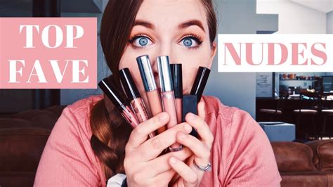 My Favorite NUDE Lipsticks Drugstore High End YouTube