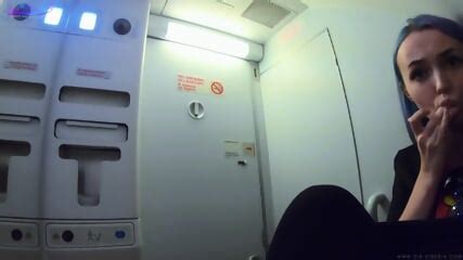 Sia Siberia Jerking Off My Pussy In The Airplane And Cum