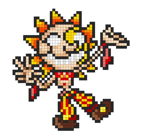 Sun Daycare Attendant Five Nights At Freddys Pixel Art Pix Brix
