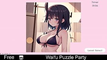 Waifu Puzzle Party Free Game Itchio Puzzle D Adult Anime Hentai Nsfw Xnxx