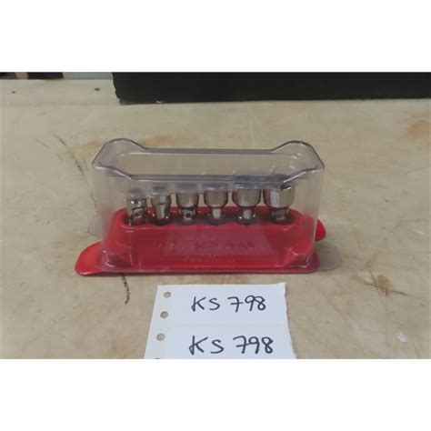 Snap On 6pc 14 Drive Swivel Sockets 14 916 New In Package