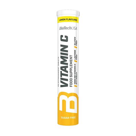 Купить витамины Vitamin C 1000 mg (20 таблеток) от BiotechUSA