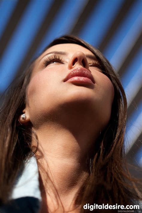 Alluring Brunette Babe Sally Charles Shows Her Inviting Shaved Pussy Up Close CoedCherry