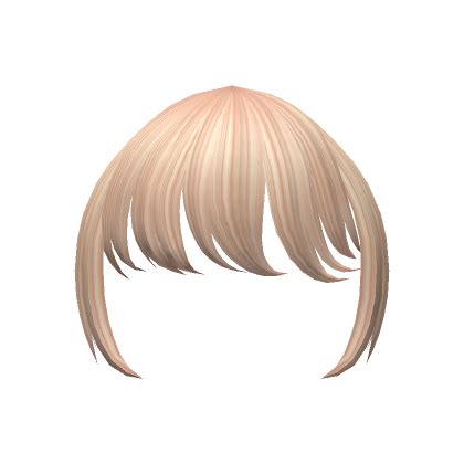Cute Curled Bangs Blonde Roblox