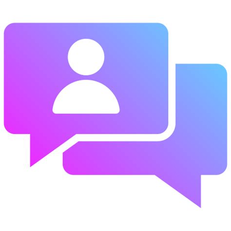 Talking Generic Flat Gradient Icon