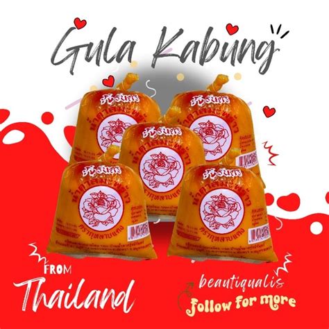 Gula Kabung Thai Asli Original Nisan Kabung Nise Kabong Somtam 1kg