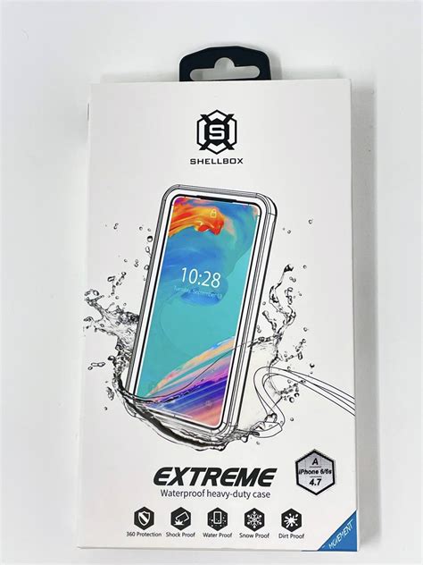 Shellbox Extreme Waterproof Case iPhone 6/6s Black – RevyTech