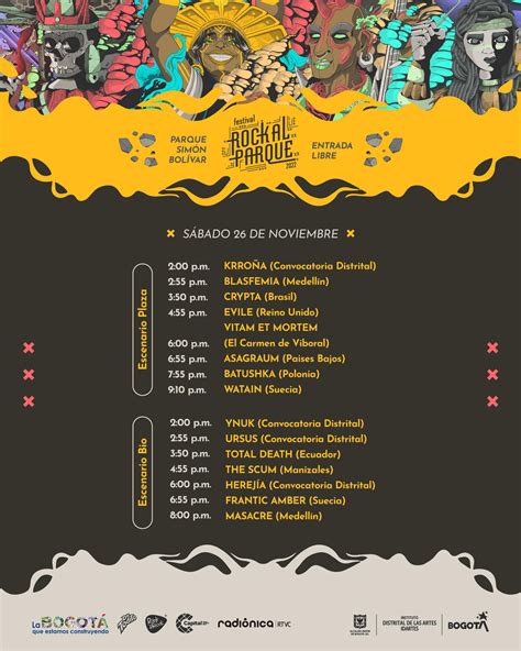 Musictrends Colombia On Twitter Importante Estos Son Los Horarios