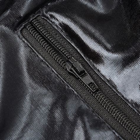 Sexy Leather Lingerie Erotic Zipper Crotchless Sex Bodysuit Etsy