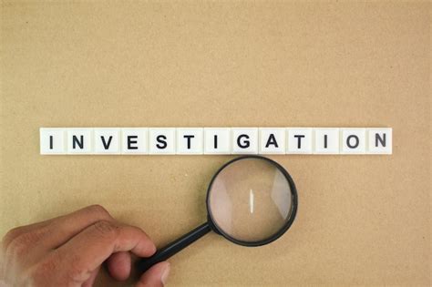 Premium Photo | Letters of the alphabet with the word investigation ...