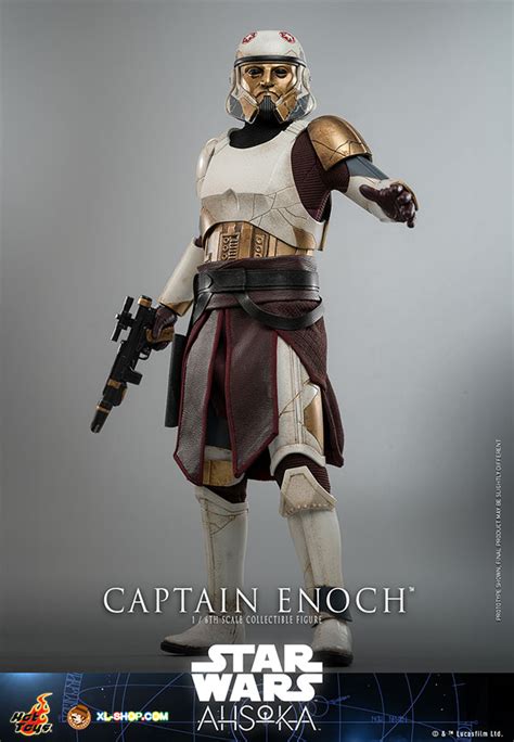 Hot Toys TMS Star Wars Ahsoka Th Scale Captain Enoch Collectible Figure Ship Q