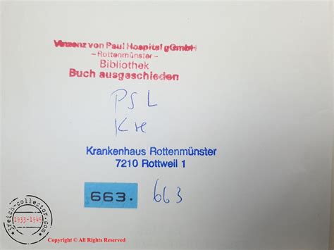 Ww2 Concentration Camp Kl Original Items German Book Physique And