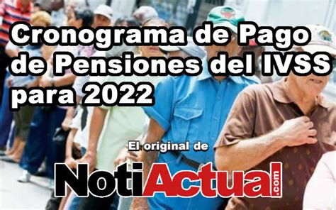 Cronograma Oficial Pago Pensiones