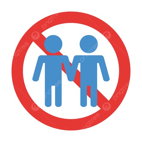 Anti Gay Vector No Lgbt No People Gay PNG And Vector With Transparent Background For Free