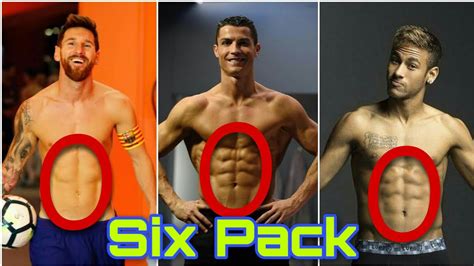 Six Pack Messi Vs Ronaldo Vs Neymar Which Body Is Best Youtube