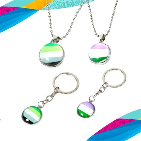 Collar Con Llavero Lgbt Bandera Gay Pride Marcha Orgullo MercadoLibre