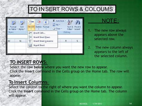 Basic Excel Ppt Presentationpptx