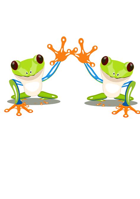 Two Frogs Clip Art At Vector Clip Art Online Royalty Free