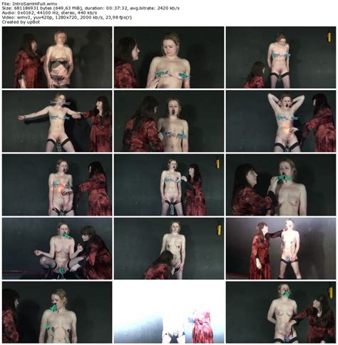 Torture Female Body Bondage Needles Hot Wax Page 754