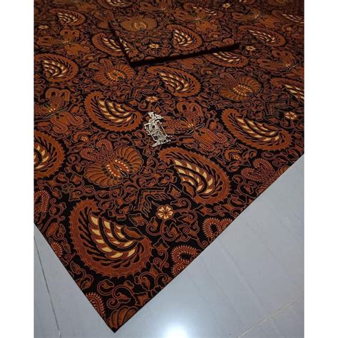 Jual Kain Batik Solo Motif Srikaton Jarik Sogan Shopee Indonesia