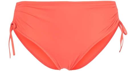 Ulla Johnson Lyria Side Drawstring Bikini Bottoms In Pink Lyst