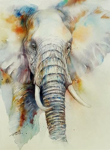 Resiliencia | Elephant painting canvas, Watercolor elephant, Elephant ...