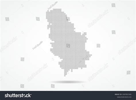 Serbia Kosovo Map World Map Vector Stock Vector (Royalty Free ...