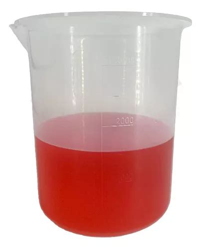 Vaso De Precipitado Graduado Plastico Pp 3000ml Autoclavable Meses