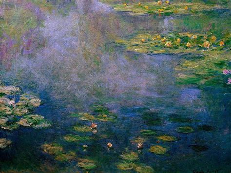 Pintura Claude Monet Agua Lirios Completo Pintura En Agua