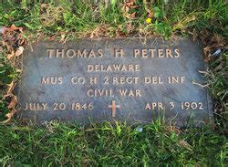 PVT Thomas H Peters 1846 1902 Find A Grave Memorial