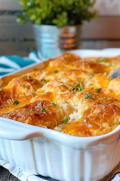 Chicken Bubble Biscuit Bake Casserole