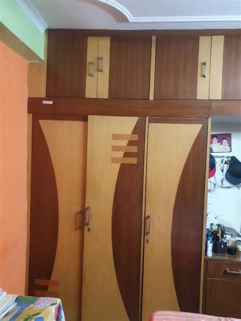 Doors Wooden Wall Wardrobe With Locker At Rs Square Feet In New