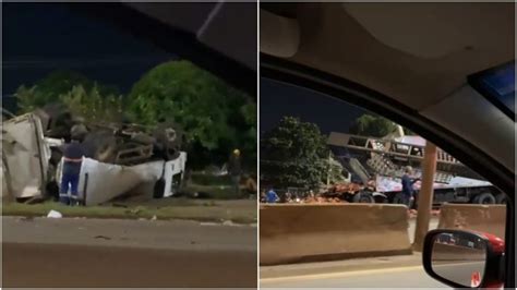 Grave acidente no Anel Rodoviário em BH deixa dois e três feridos