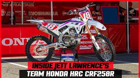 Inside Look 2023 Jett Lawrence Last Honda HRC CRF250R!