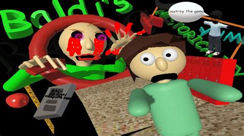 Escape In Basics Final Escape Baldi S Basics With Voices YouTube