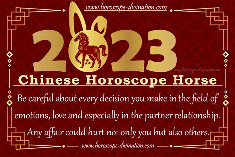 Horse Chinese Horoscope 2023 - Love & Relationship