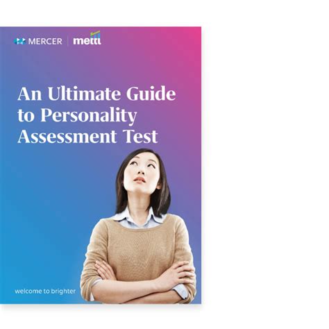 An Ultimate Guide To Personality Assessment Test Mercer Mettl Resources