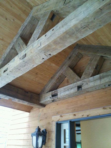 Reclaimed Barn Wood Beams Nc Wormy Chestnut Beams Nc