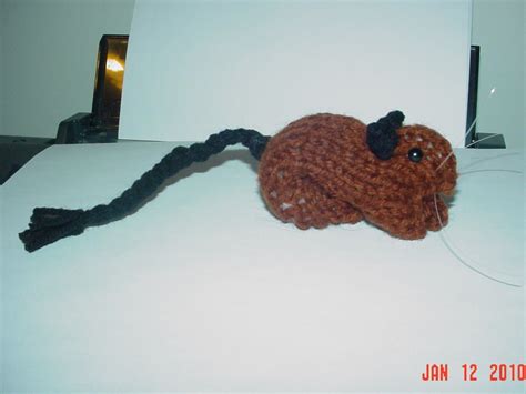 Knitted Gerbil 6 Burmese - Etsy