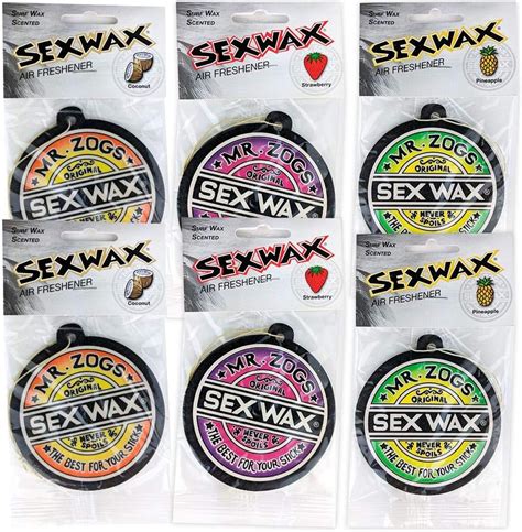 Amazon Sex Wax Air Freshener Pack Strawberry Automotive