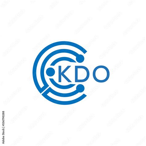 KDO letter logo. KDO Monogram logo design for entrepreneur and business ...